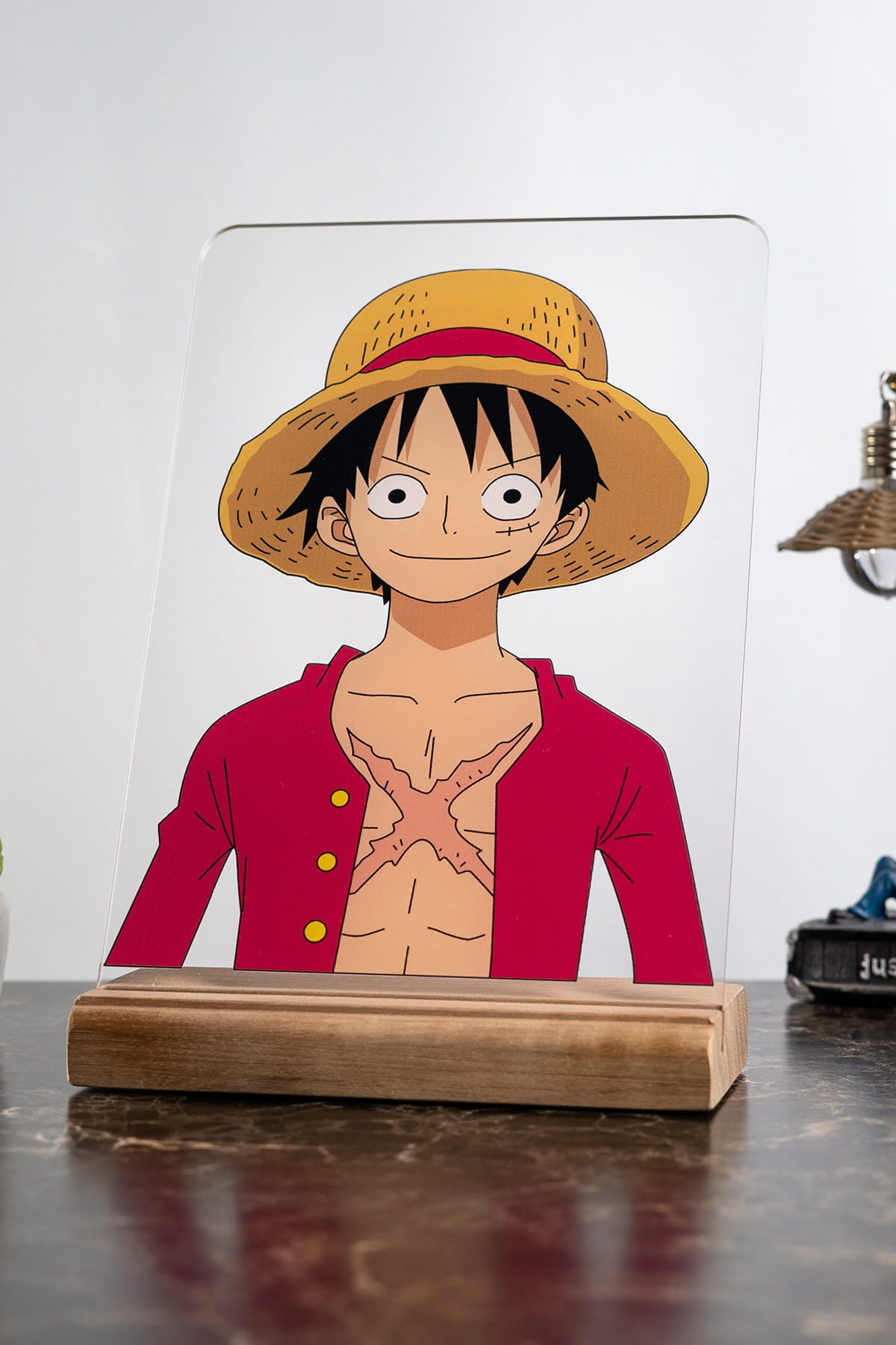 MDW-MS-028 Monkey D. Luffy One Piece Severlere Masa Süsü - Görsel 1