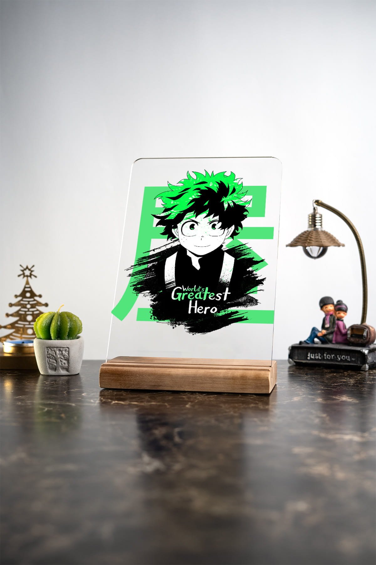MDW-MS-032 My Hero Academia MHA Deku İzuku Midoriya Severlere Masa Süsü - Görsel 1
