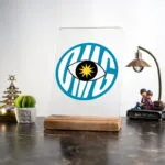 Mavi OMG Arkadaşa Masa Süsü