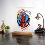 Deadpool Marvel Masa Süsü, masa üzerinde