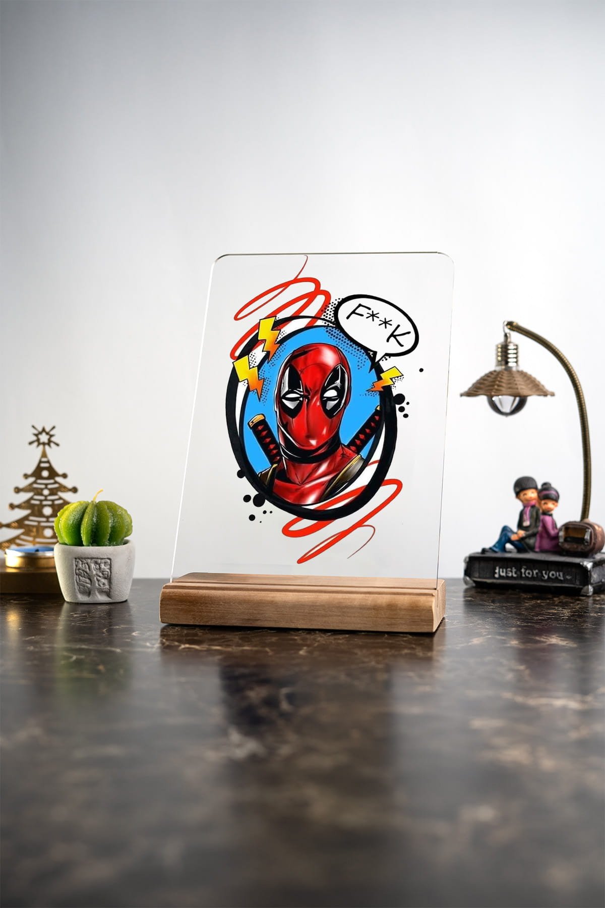 MDW-MS-048 Deadpool Marvel Masa Süsü - Görsel 1