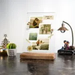 4 Fotoğraflı Sevgililer Günü Sevgiliye Masa Süsü