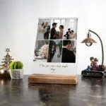 Sevgililer Günü 6 Fotoğraflı Kişiselleştirilebilir Sevgiliye Masa Süsü