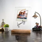 Family Aile Fotoğraflı Kişiselleştirilebilir Anneler Günü Masa Süsü