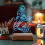 Motor Sevenlere Hediye 16 Renk Kumandalı Gece Lambası