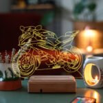 Yamaha R6 Motor Hediyelik 16 Renkli Kumandalı Gece Lambası
