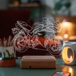 Yamaha R1 Motor Hediyelik 16 Renkli Kumandalı Gece Lambası