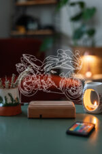 Yamaha R1 Motor Hediyelik 16 Renkli Kumandalı Gece Lambası