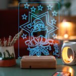 Kişiye Özel Hediyesi Noel Baba 16 Renk Dekoratif Led Lamba