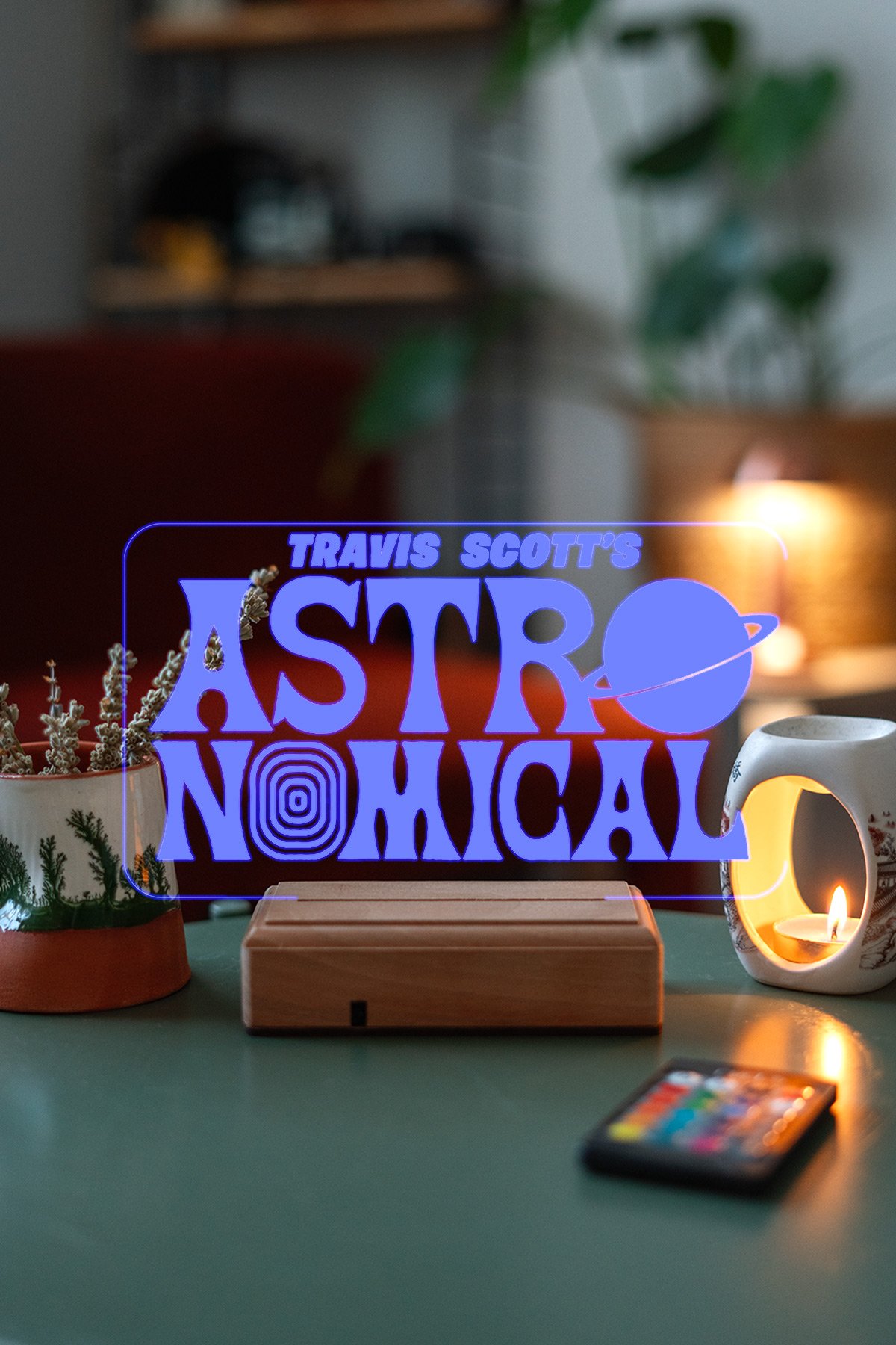 MDW-OVD-003 Travis Scott Astro Nomical 16 Renk Gece Lambası - Görsel 1