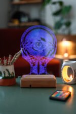 ALL SEEING EYE Gece Lambası 3D 16 Renk - Görsel 5
