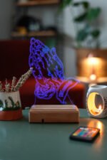 3D Blessed 16 Renk Gece Lambası - Görsel 6