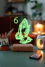 BLESSED Gece Lambası 3D 16 Renk - Görsel 3