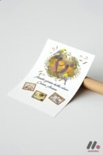 Anneler Günü Fotoğraflı Kuş Temalı Poster Duvar Tablosu, Sevdiklerinize Özel Hediye - Görsel 7
