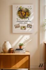 Anneler Günü Fotoğraflı Kuş Temalı Poster Duvar Tablosu, Sevdiklerinize Özel Hediye - Görsel 8