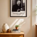 Atatürk Portre Posteri Duvar Tablosu, Sevdiklerinize Özel Hediye