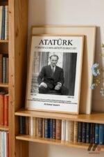 Atatürk Klasik Portre Posteri Duvar Tablosu, Sevdiklerinize Özel Hediye - Görsel 5