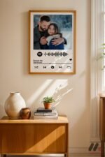Kişiye Özel Müzik Kodlu Fotoğraflı Poster Duvar Tablosu, Sevdiklerinize Özel Hediye - Görsel 4
