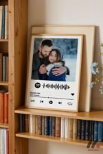 Kişiye Özel Müzik Kodlu Fotoğraflı Poster Duvar Tablosu, Sevdiklerinize Özel Hediye - Görsel 5