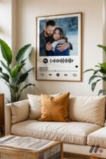 Kişiye Özel Müzik Kodlu Fotoğraflı Poster Duvar Tablosu, Sevdiklerinize Özel Hediye - Görsel 6
