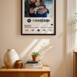 Kişiye Özel Müzik Kodlu Fotoğraflı Poster Duvar Tablosu, Sevdiklerinize Özel Hediye