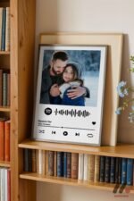 Kişiye Özel Müzik Kodlu Fotoğraflı Poster Duvar Tablosu, Sevdiklerinize Özel Hediye - Görsel 2
