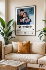 Kişiye Özel Müzik Kodlu Fotoğraflı Poster Duvar Tablosu, Sevdiklerinize Özel Hediye - Görsel 3