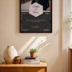 Kişiye Özel İsimli Çift Fotoğrafı Posteri Duvar Tablosu, Sevdiklerinize Özel Hediye
