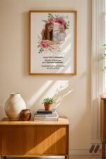 Öğretmenler Günü Çiçekli Fotoğraflı Poster Duvar Tablosu, Sevdiklerinize Özel Hediye - Görsel 4