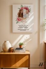 Öğretmenler Günü Çiçekli Fotoğraflı Poster Duvar Tablosu, Sevdiklerinize Özel Hediye - Görsel 8
