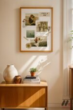Kişiye Özel Polaroid Çiçekli Kolaj Duvar Tablosu, Sevdiklerinize Özel Hediye - Görsel 4