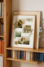 Kişiye Özel Polaroid Çiçekli Kolaj Duvar Tablosu, Sevdiklerinize Özel Hediye - Görsel 5