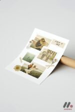 Kişiye Özel Polaroid Çiçekli Kolaj Duvar Tablosu, Sevdiklerinize Özel Hediye - Görsel 7