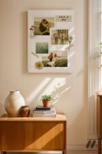 Kişiye Özel Polaroid Çiçekli Kolaj Duvar Tablosu, Sevdiklerinize Özel Hediye - Görsel 8
