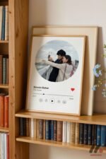 Kişiye Özel Daire Fotoğraflı Müzik Posteri Duvar Tablosu, Sevdiklerinize Özel Hediye - Görsel 5