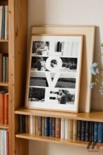Kişiye Özel LOVE Dikey Fotoğraf Kolajı Duvar Tablosu, Sevdiklerinize Özel Hediye - Görsel 5