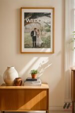 Kişiye Özel Wedding Tarihli Düğün Posteri Duvar Tablosu, Sevdiklerinize Özel Hediye - Görsel 4