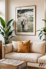 Kişiye Özel Wedding Tarihli Düğün Posteri Duvar Tablosu, Sevdiklerinize Özel Hediye - Görsel 6