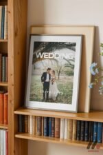 Kişiye Özel Wedding Tarihli Düğün Posteri Duvar Tablosu, Sevdiklerinize Özel Hediye - Görsel 2