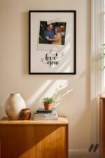 Kişiye Özel I Love You Polaroid Poster Duvar Tablosu, Sevdiklerinize Özel Hediye