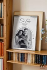 Kişiye Özel Our Family Kemerli Aile Posteri Duvar Tablosu, Sevdiklerinize Özel Hediye - Görsel 2