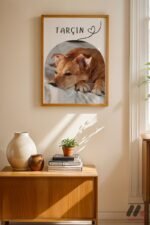 Kişiye Özel İsimli Köpek Posteri Duvar Tablosu, Sevdiklerinize Özel Hediye - Görsel 4