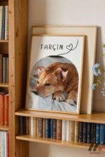 Kişiye Özel İsimli Köpek Posteri Duvar Tablosu, Sevdiklerinize Özel Hediye - Görsel 5