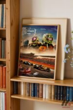 Katar Grand Prix Kask Afişi Duvar Tablosu, Oto Severlere Özel Hediye - Görsel 5
