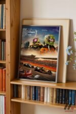 Katar Grand Prix Kask Afişi Duvar Tablosu, Oto Severlere Özel Hediye - Görsel 2
