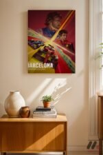 Barcelona Grand Prix Pilot Afişi Duvar Tablosu, Oto Severlere Özel Hediye - Görsel 8