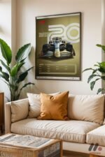 Formula 1 70. Yıl Anma Afişi Duvar Tablosu, Oto Severlere Özel Hediye - Görsel 3
