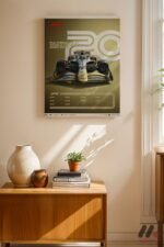 Formula 1 70. Yıl Anma Afişi Duvar Tablosu, Oto Severlere Özel Hediye - Görsel 8