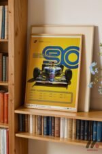 Formula 1 90. Yıl Anma Afişi Duvar Tablosu, Oto Severlere Özel Hediye - Görsel 5