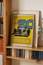 Formula 1 90. Yıl Anma Afişi Duvar Tablosu, Oto Severlere Özel Hediye - Görsel 2